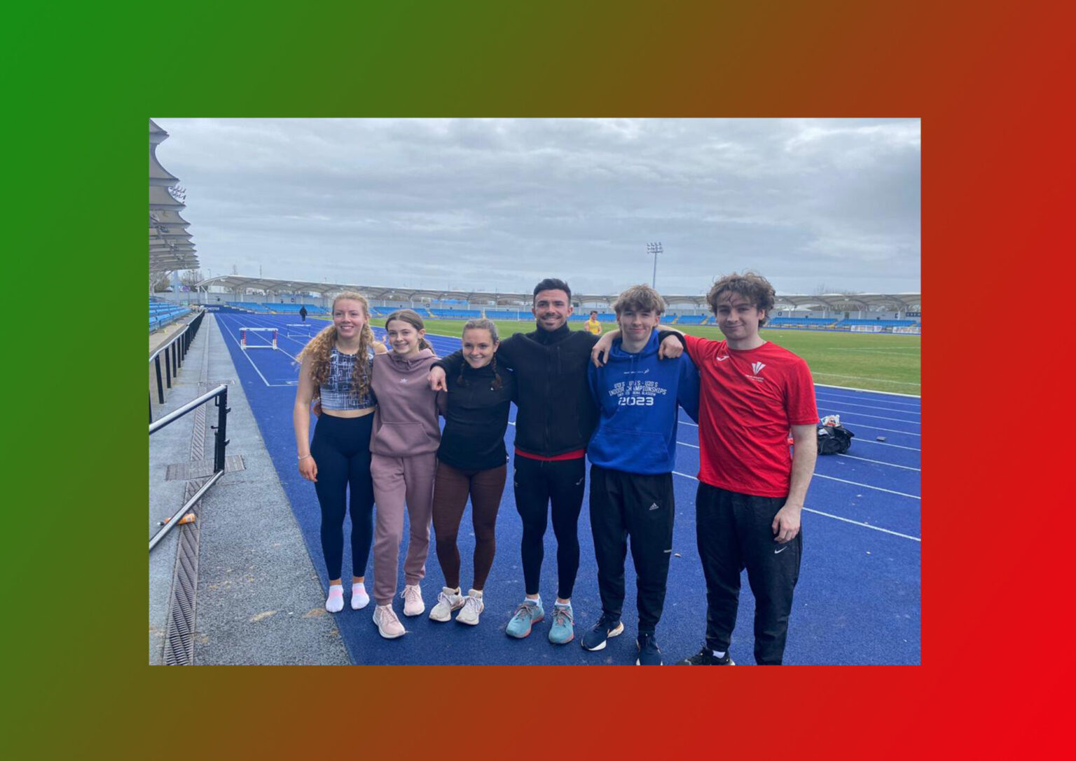 Menai athletes star at Sport City Manchester Menai Track